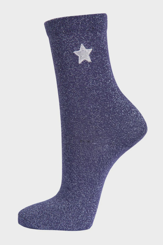 Glitter Sock with Star