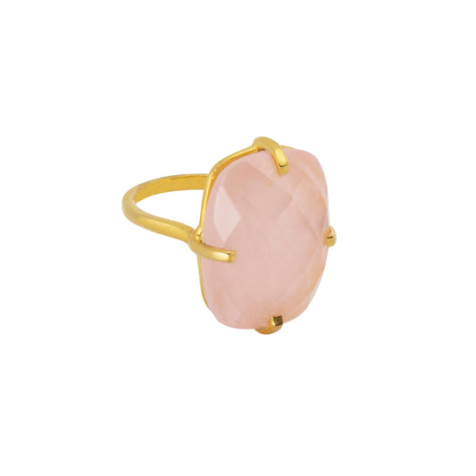 Bagues Ring - Rose Quartz